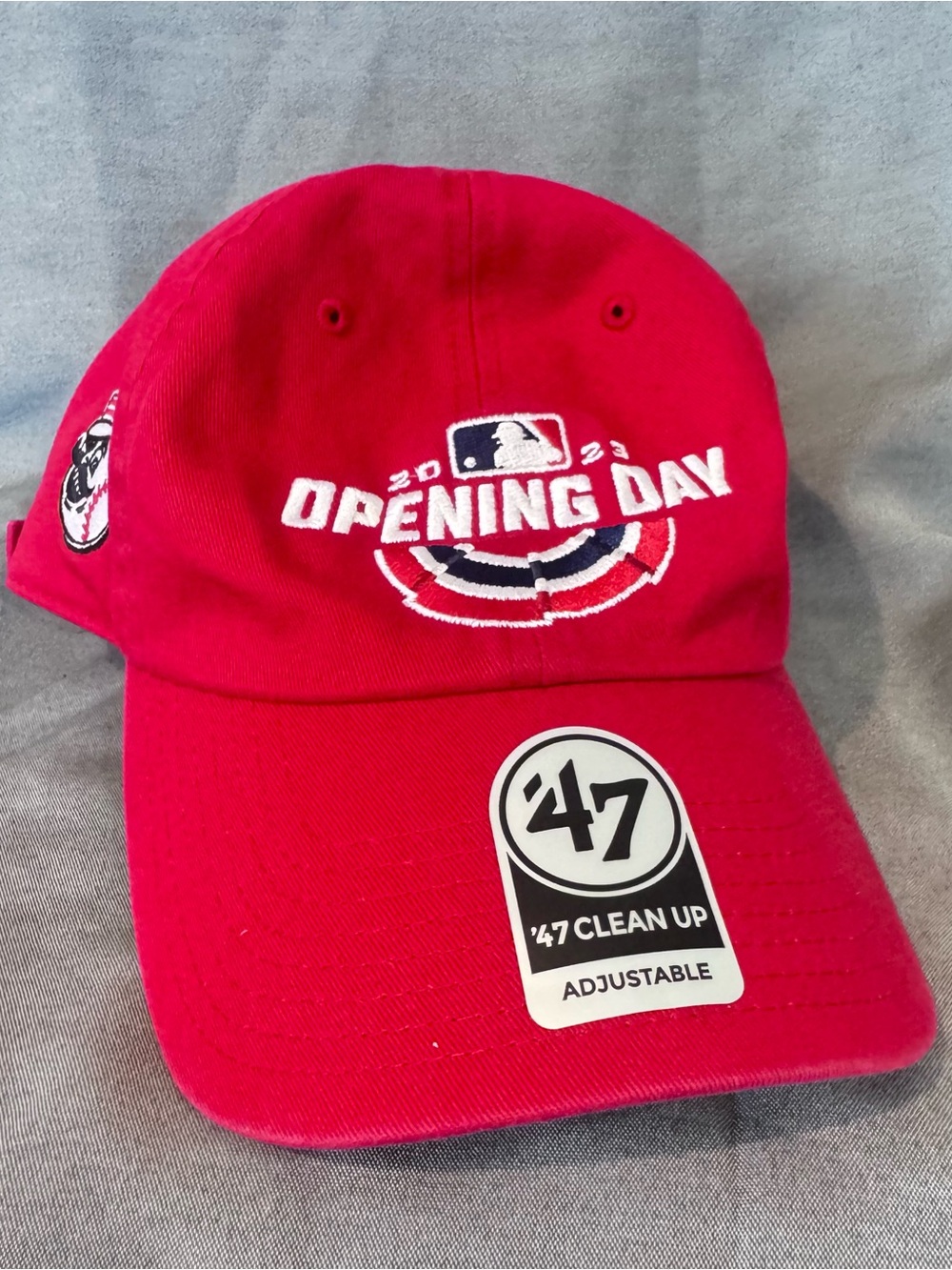 Cincinnati Reds 2023 Opening Day 47 Brand Strapback Adjustable Hat Cap MLB Red